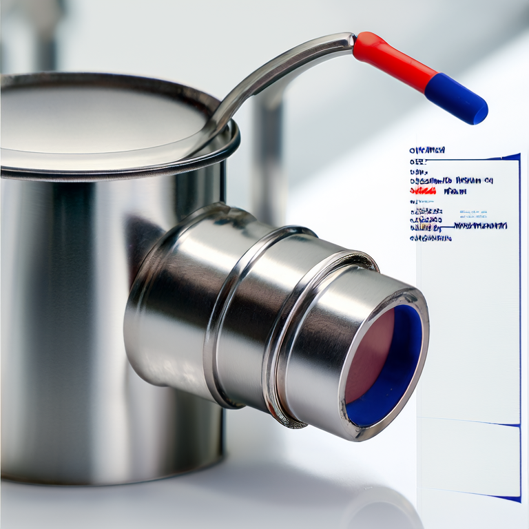 Sanitary Butterfly Valve in Operation